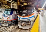 Amtk 710 leads the westbound New York section of the Lake Shore Limited; about to depart NYP